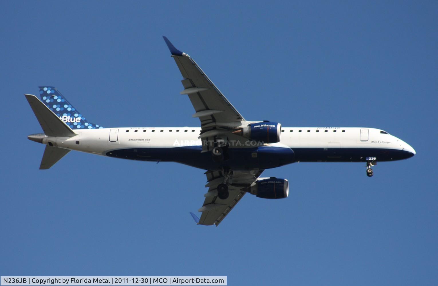 N236JB, 2006 Embraer 190AR (ERJ-190-100IGW) C/N 19000035, Jet blue E190