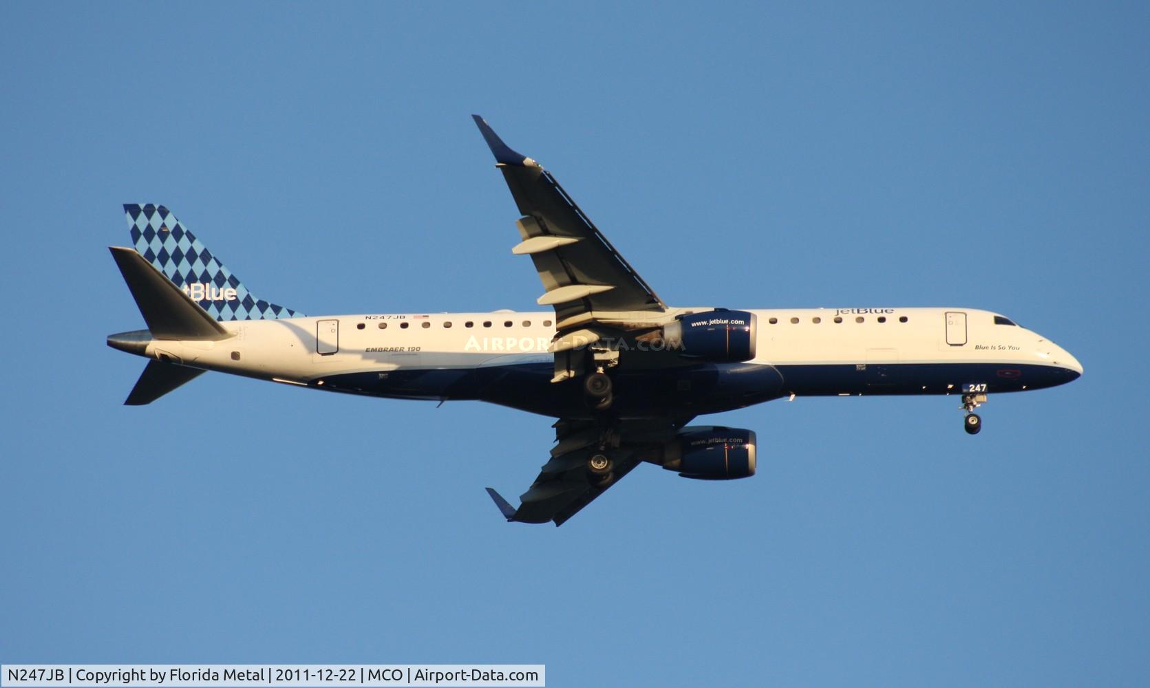 N247JB, 2006 Embraer 190AR (ERJ-190-100IGW) C/N 19000042, Jet Blue E190