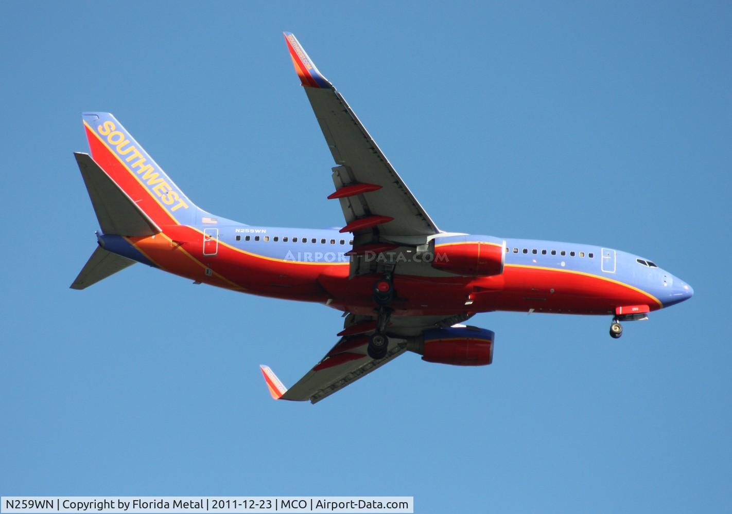 N259WN, 2006 Boeing 737-7H4 C/N 35554, Southwest 737