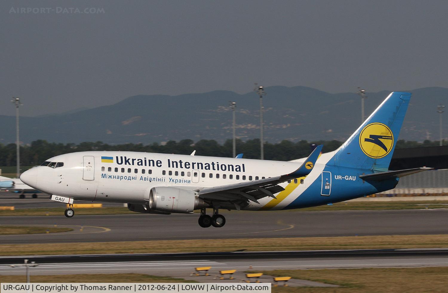 UR-GAU, 1992 Boeing 737-5Y0 C/N 25182, Ukraine International Boeing 737