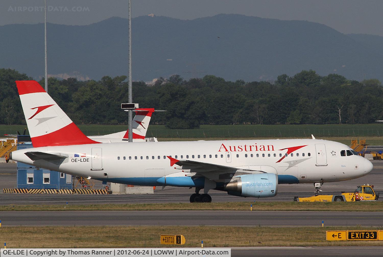 OE-LDE, 2005 Airbus A319-112 C/N 2494, Austrian Airlines Airbus A319