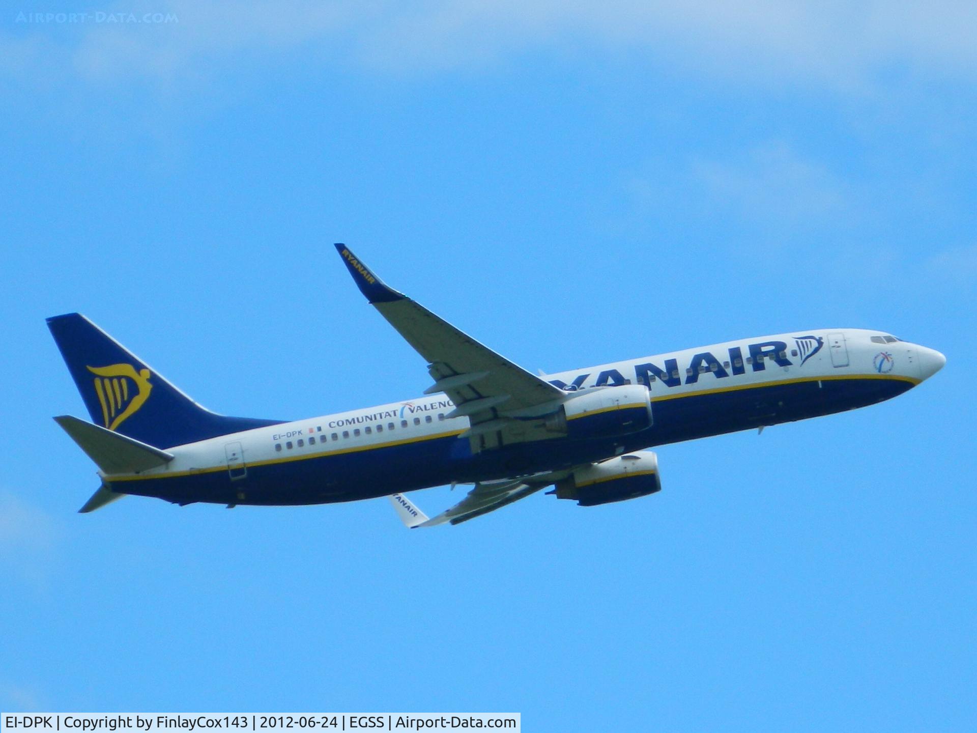 EI-DPK, 2007 Boeing 737-8AS C/N 33610, Ryanair Boeing 737-8AS(WL) at London Stansted