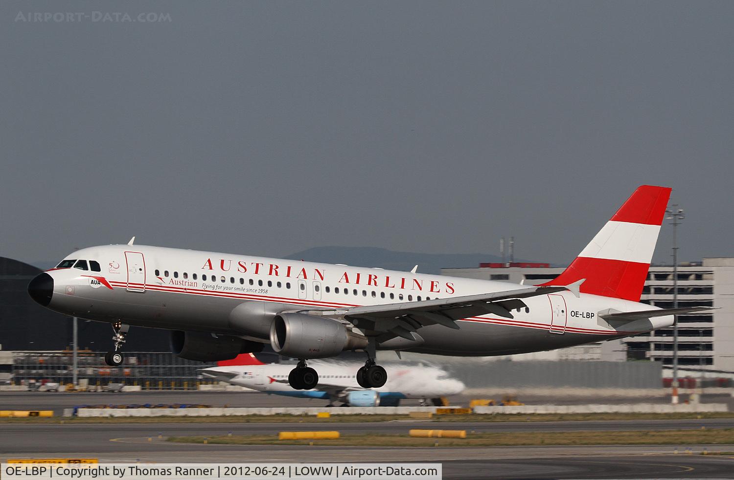 OE-LBP, 1998 Airbus A320-214 C/N 797, Austrian Airlines Airbus A320