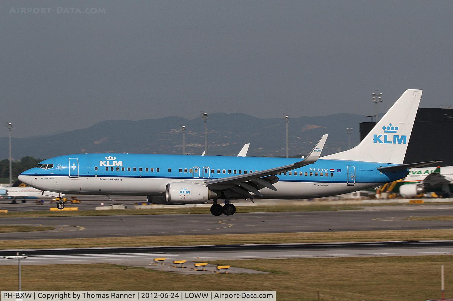 PH-BXW, 2007 Boeing 737-8K2 C/N 30360, KLM Boeing 737