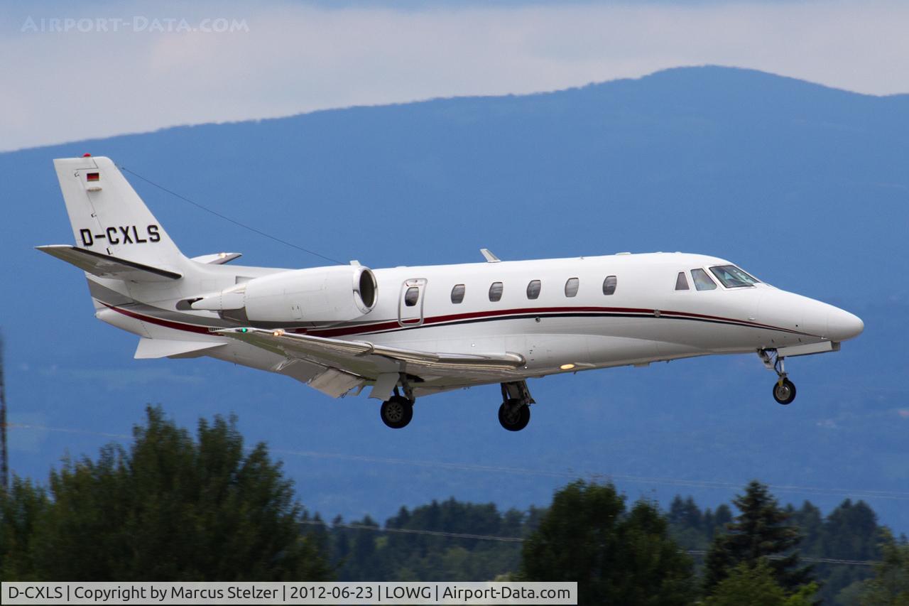 D-CXLS, 2009 Cessna 560XL Citation XLS+ C/N 560-6027, at GRZ