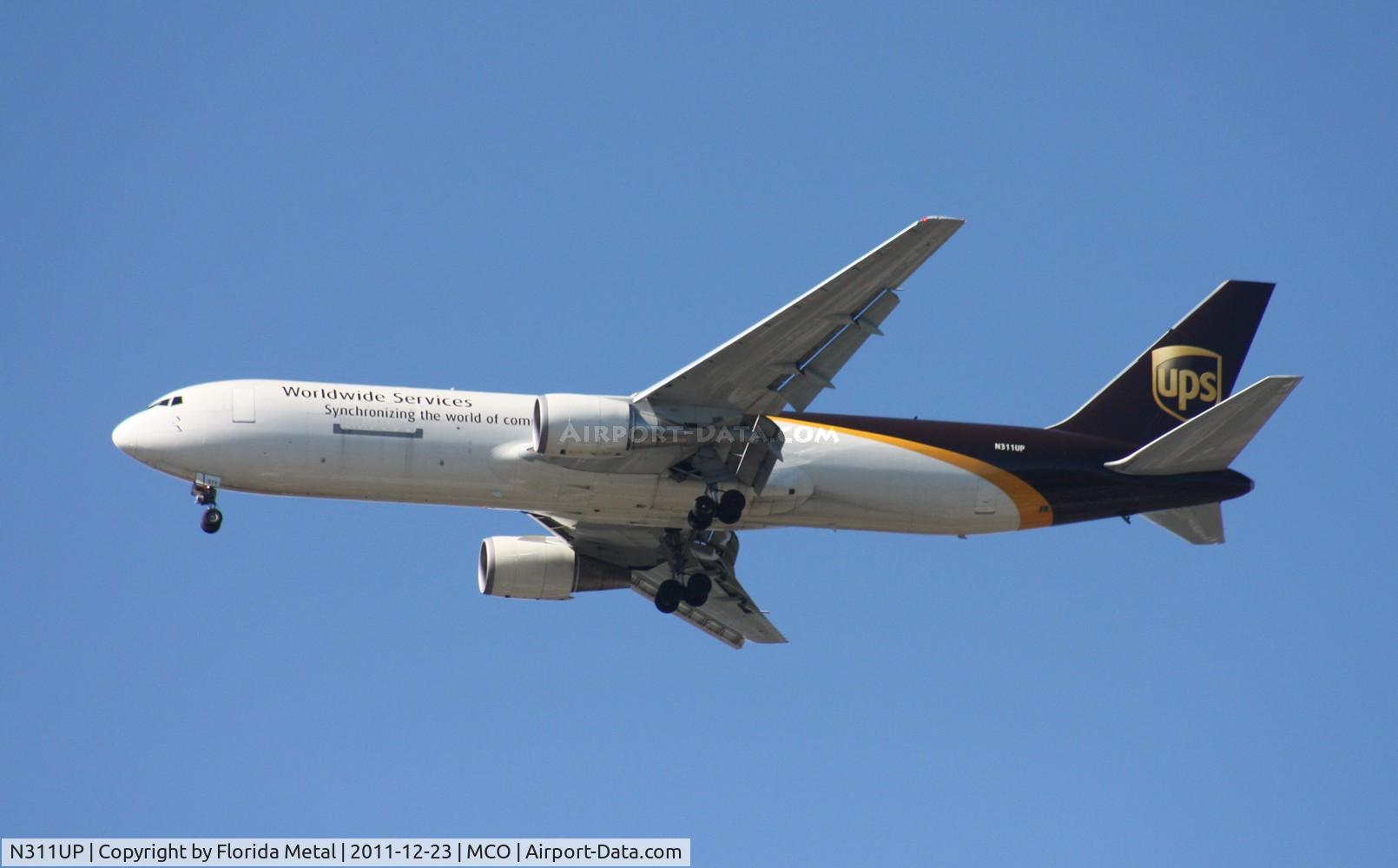 N311UP, 1996 Boeing 767-34AF C/N 27741, UPS 767-300