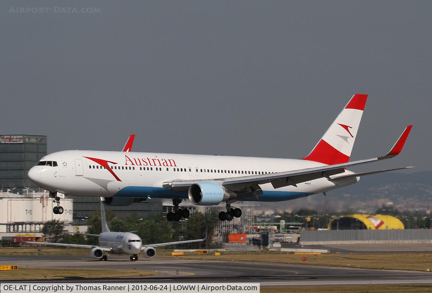 OE-LAT, 1991 Boeing 767-31A C/N 25273, Austrian Airlines Boeing 767