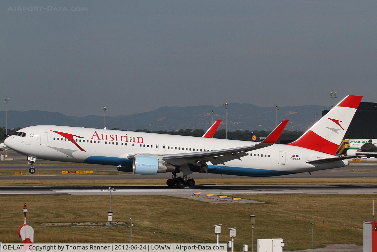 OE-LAT, 1991 Boeing 767-31A C/N 25273, Austrian Airlines Boeing 767