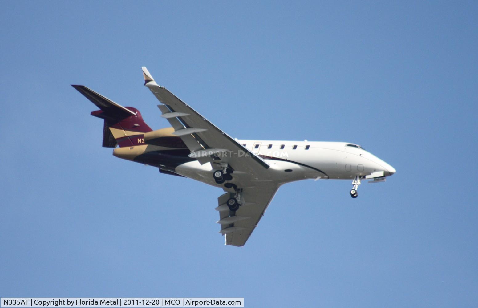 N335AF, 2007 Bombardier Challenger 300 (BD-100-1A10) C/N 20190, Challenger 300