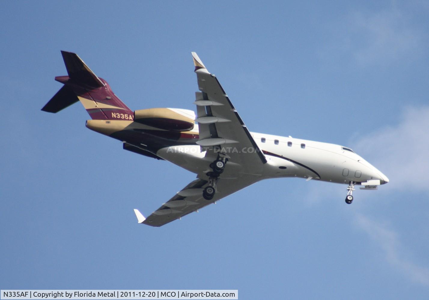 N335AF, 2007 Bombardier Challenger 300 (BD-100-1A10) C/N 20190, Challenger 300