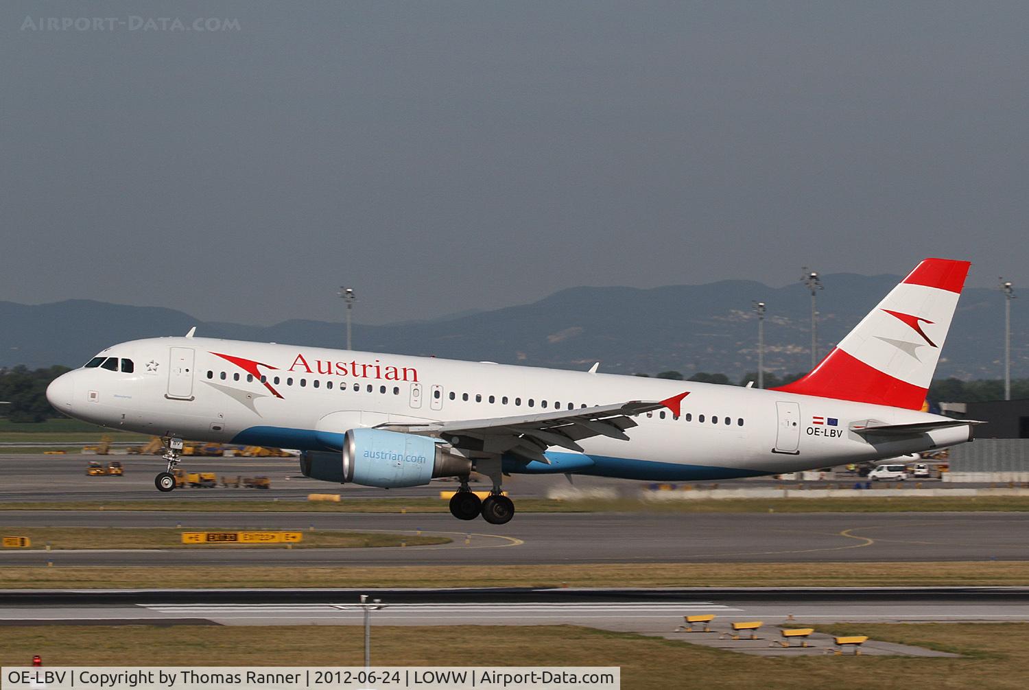 OE-LBV, 2000 Airbus A320-214 C/N 1385, Austrian Airlines Airbus A320