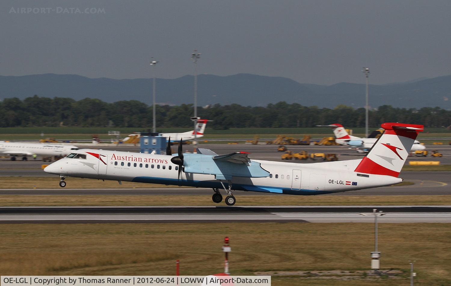 OE-LGL, 2010 De Havilland Canada DHC-8-402Q Dash 8 C/N 4310, Austrian Arrows DHC 8