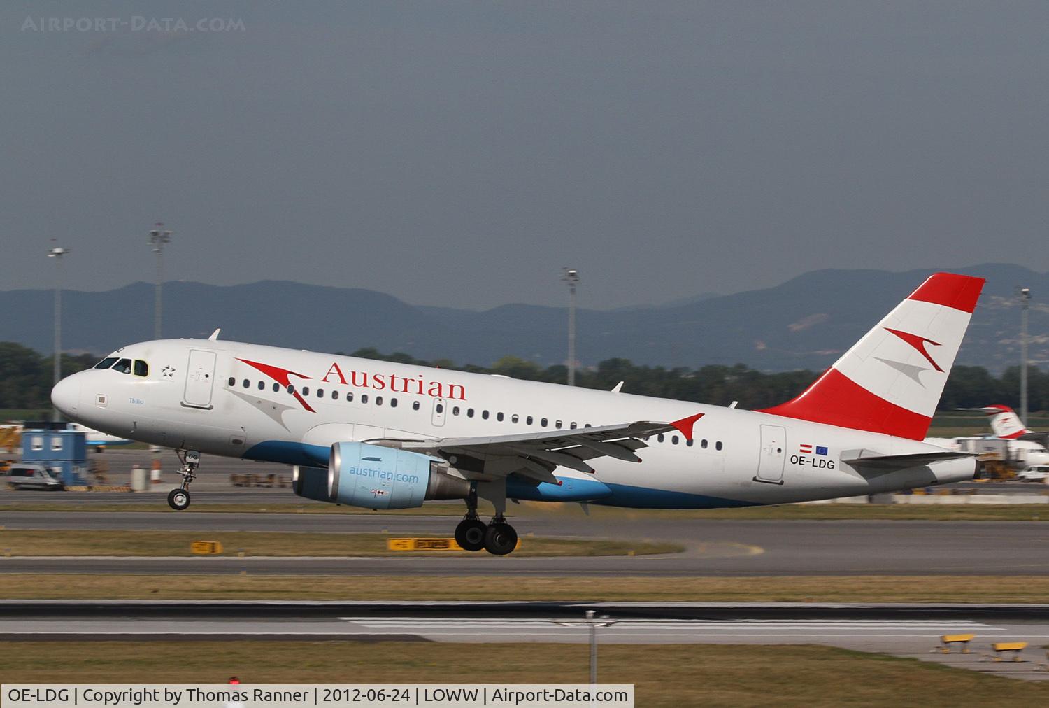 OE-LDG, 2006 Airbus A319-112 C/N 2652, Austrian Airlines Airbus A319