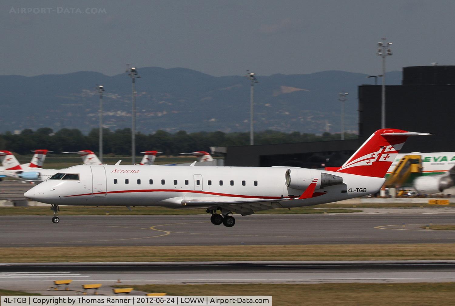 4L-TGB, 2000 Canadair CRJ-200LR (CL-600-2B19) C/N 7442, Air Zena Canadair CRJ-200