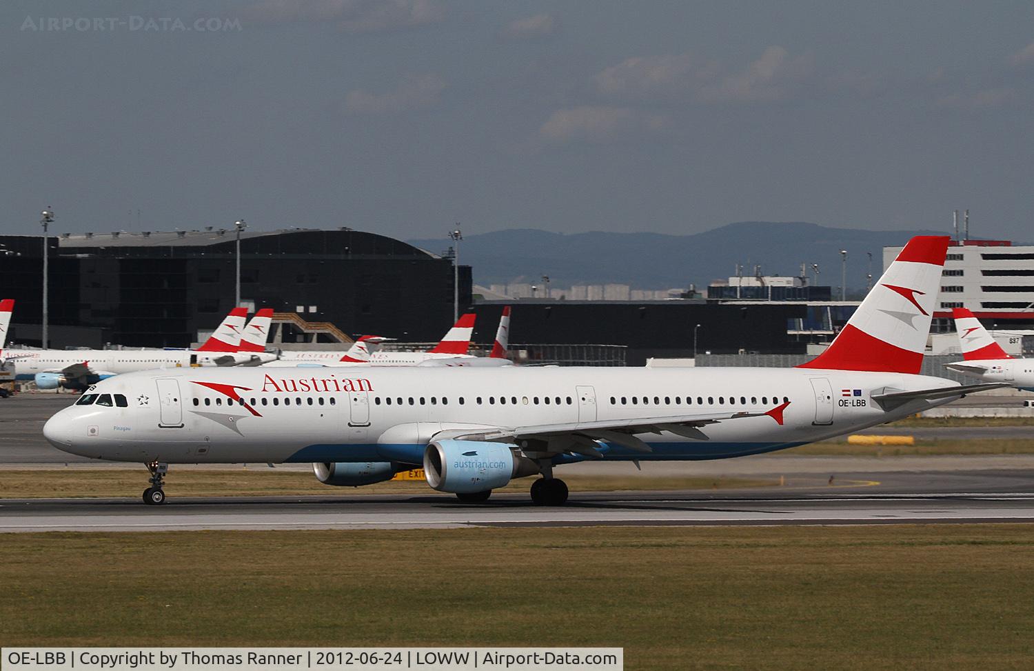 OE-LBB, 1995 Airbus A321-111 C/N 570, Austrian Airlines Airbus A321