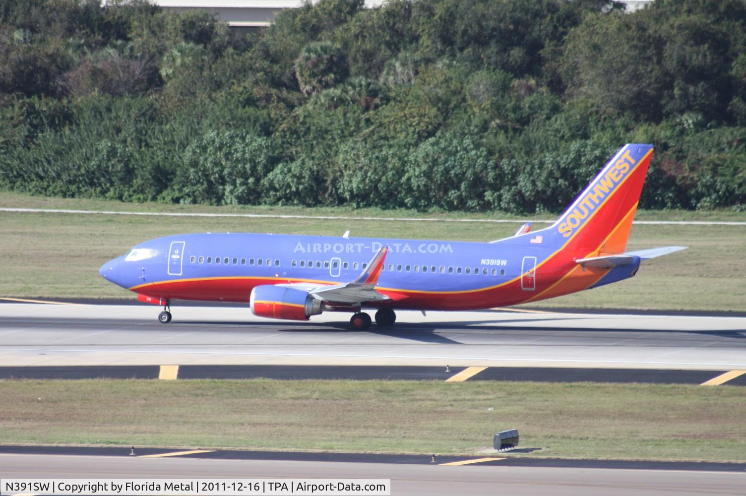 N391SW, 1994 Boeing 737-3H4 C/N 27378, Southwest 737