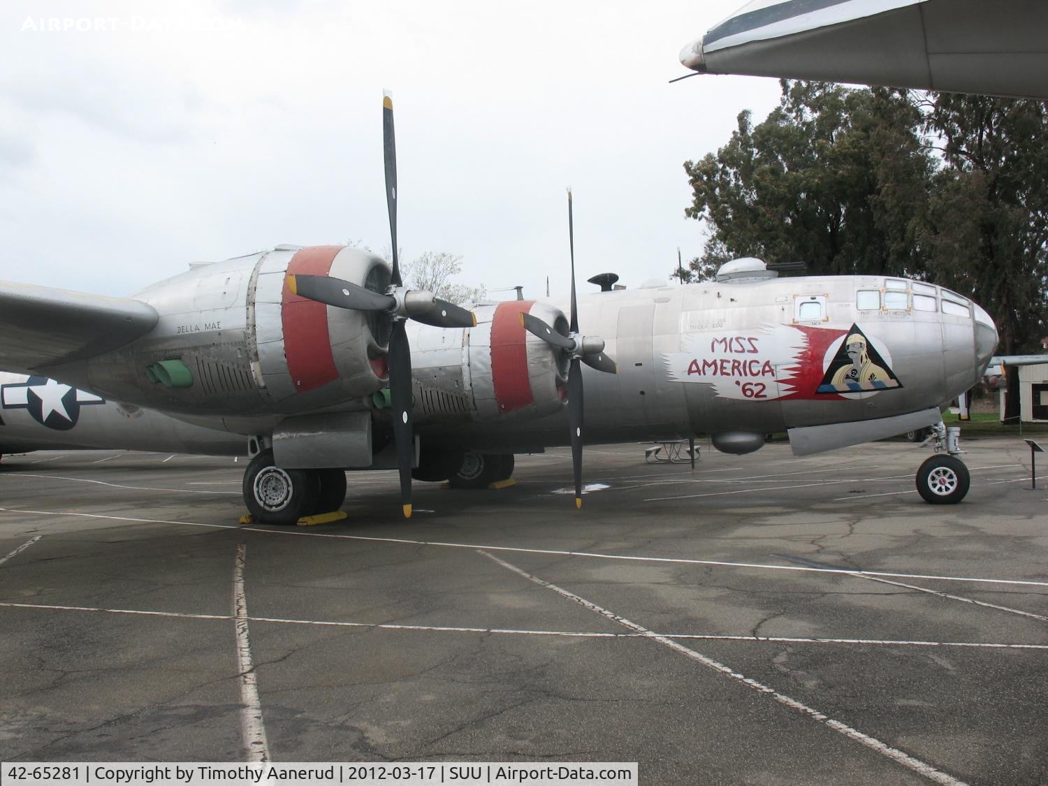 42-65281, 1942 Boeing B-29-25-MO C/N 3456, Martin-Omaha B-29-25-MO, Travis AFB