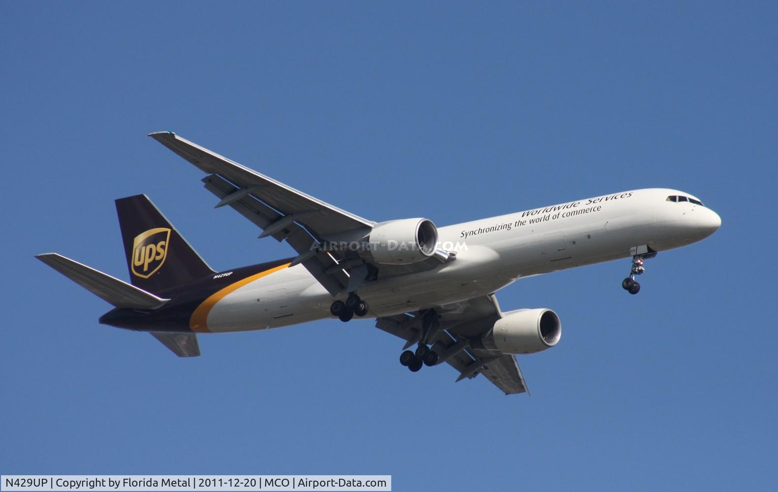 N429UP, 1992 Boeing 757-24APF C/N 25460, UPS 757