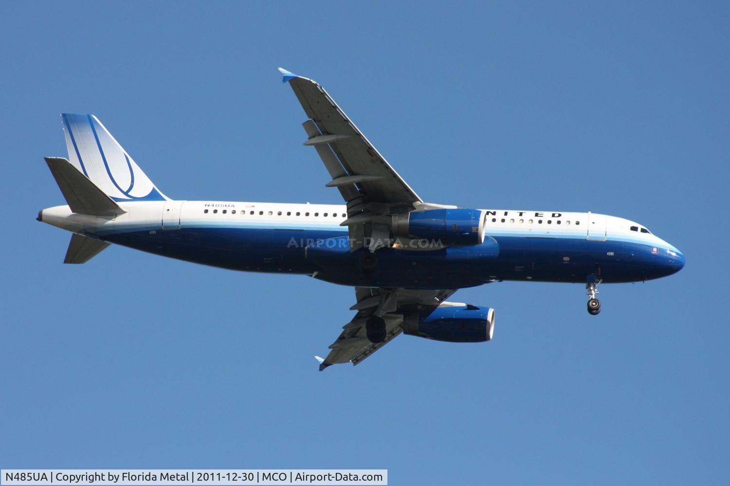 N485UA, 2001 Airbus A320-232 C/N 1617, United A320