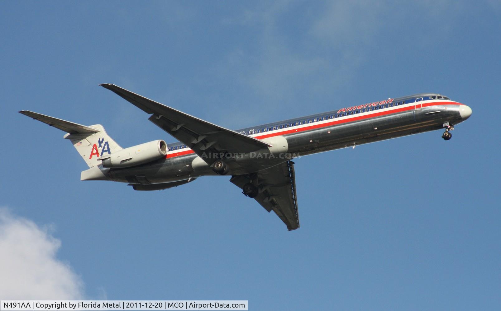 N491AA, 1989 McDonnell Douglas MD-82 (DC-9-82) C/N 49684, American MD-82