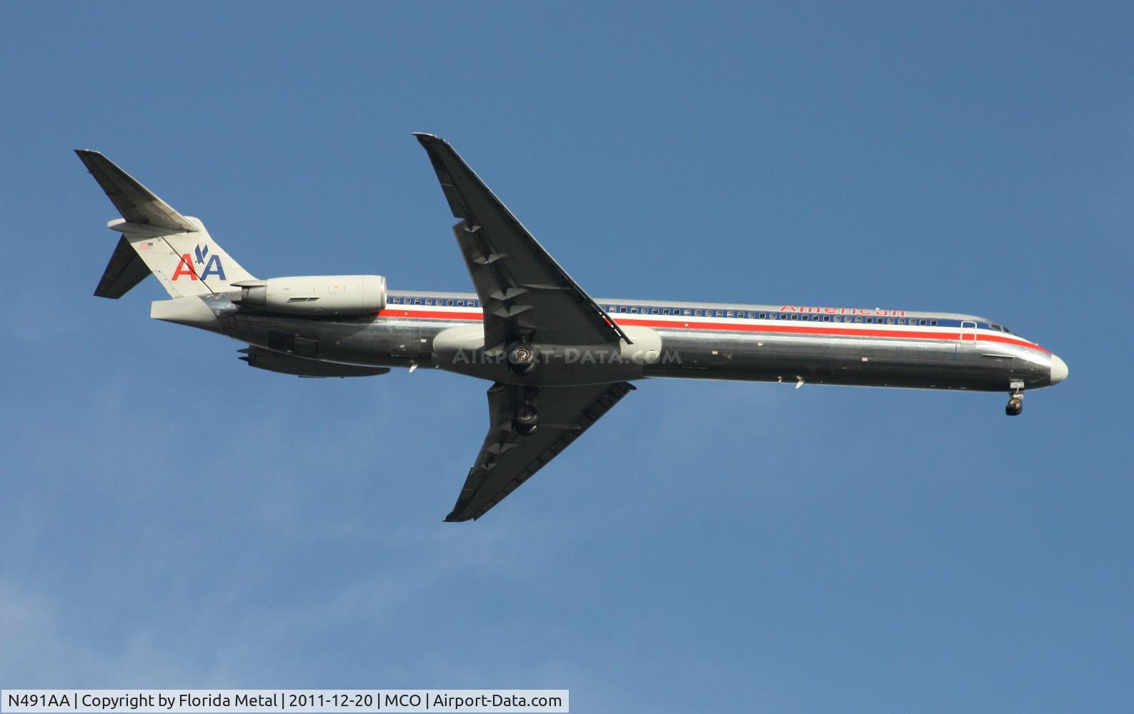 N491AA, 1989 McDonnell Douglas MD-82 (DC-9-82) C/N 49684, American MD-82