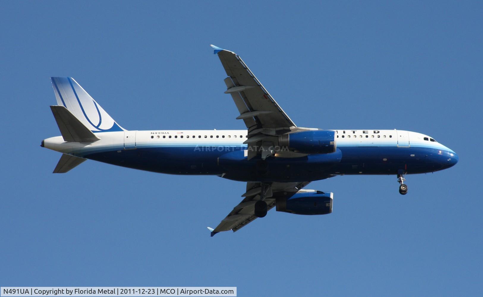 N491UA, 2002 Airbus A320-232 C/N 1741, United A320