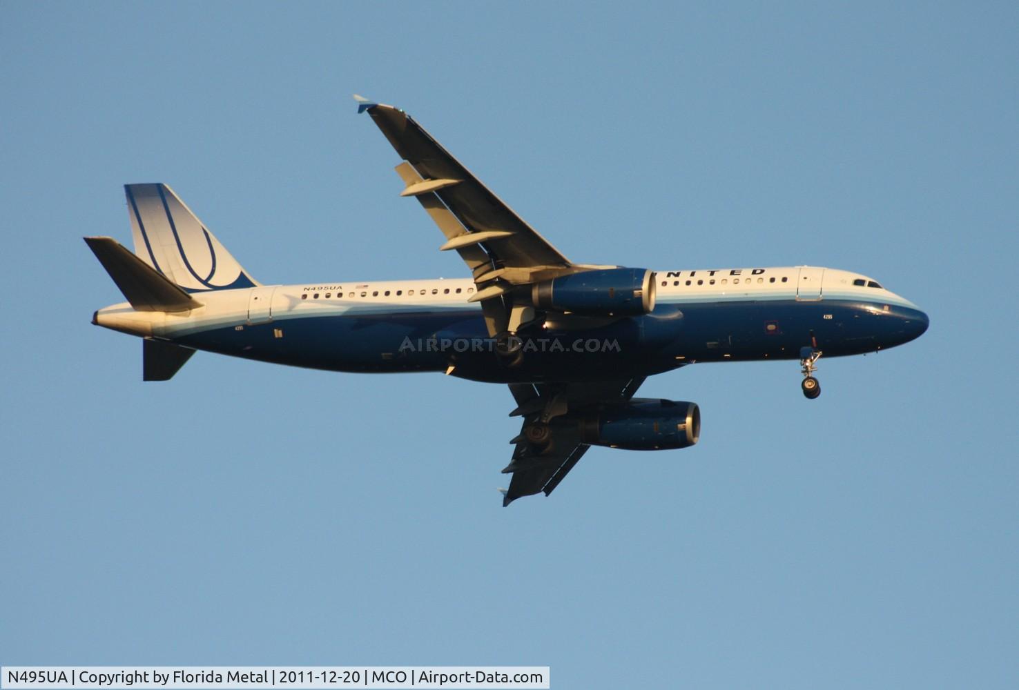 N495UA, 2002 Airbus A320-232 C/N 1842, United A320