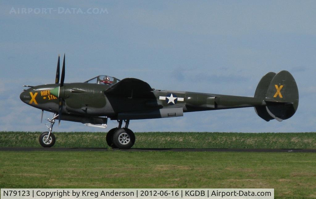 N79123, 1945 Lockheed P-38L-5 Lightning C/N 422-8235, 2012 Ray Fagen Memorial Airshow