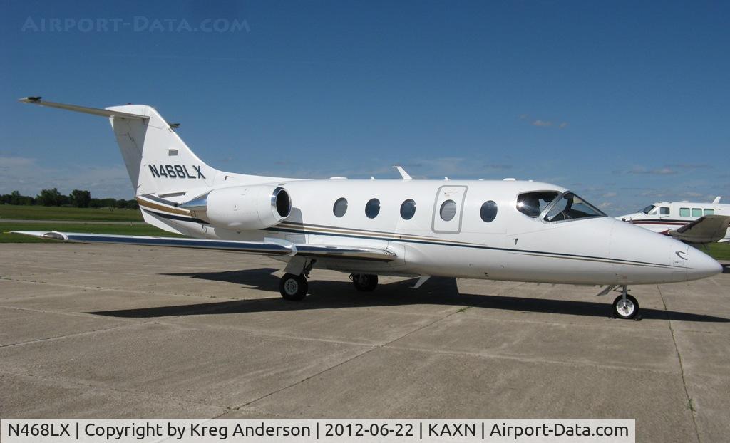 N468LX, Raytheon Aircraft Company 400A C/N RK-468, Raytheon 400A Beechjet on the ramp.