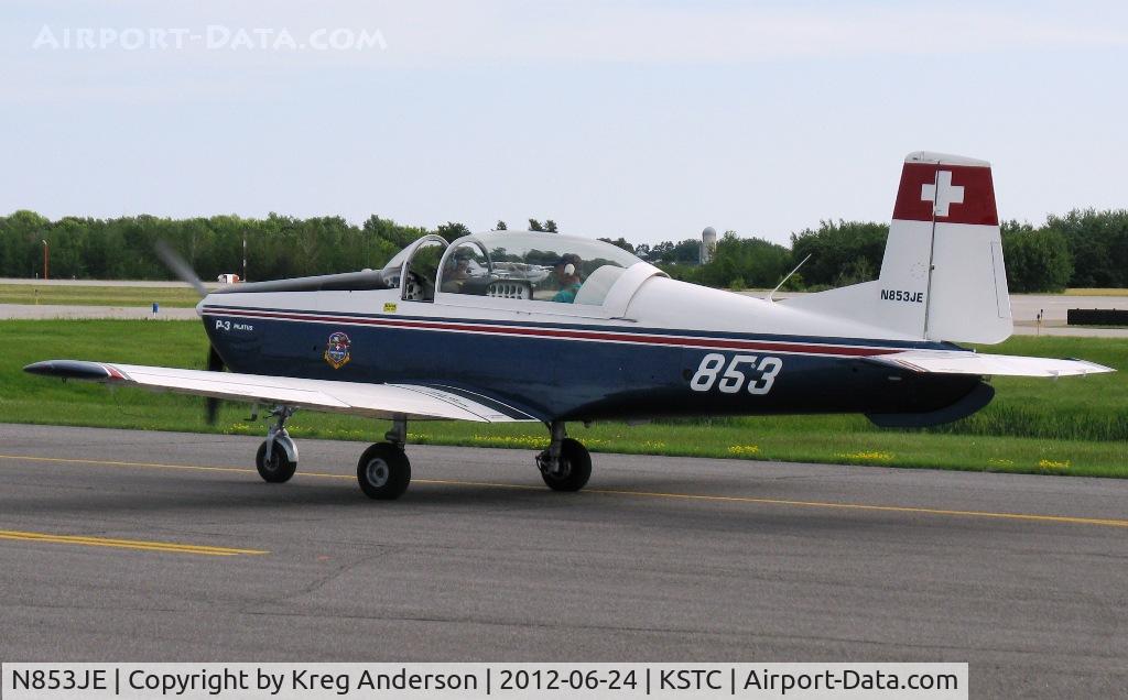 N853JE, 1958 Pilatus P3-05 C/N 491-40, 2012 St. Cloud Fly-in Breakfast