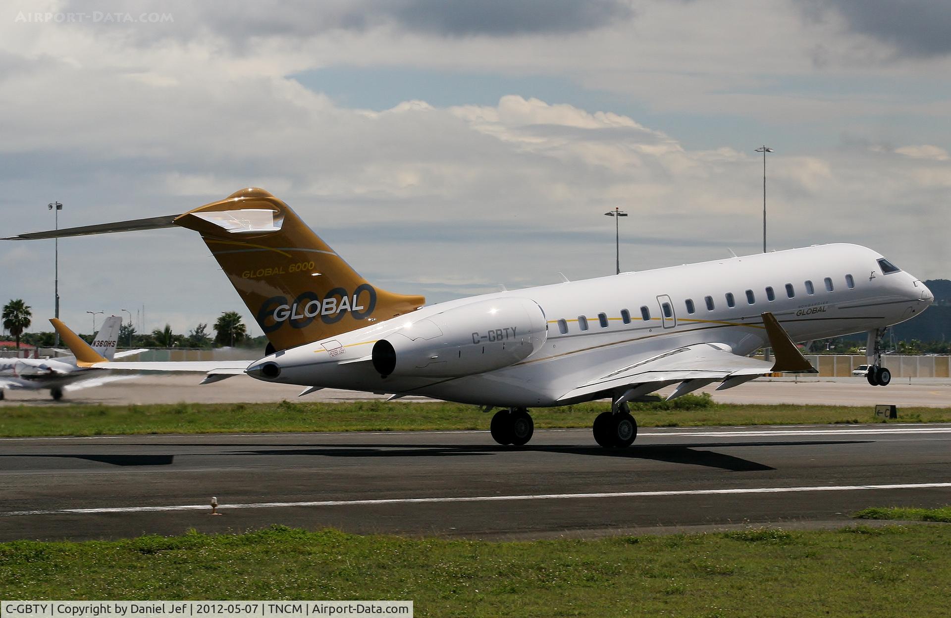 C-GBTY, 2012 Bombardier Global 6000 (BD-700-1A10) C/N 9381, C-GBTY