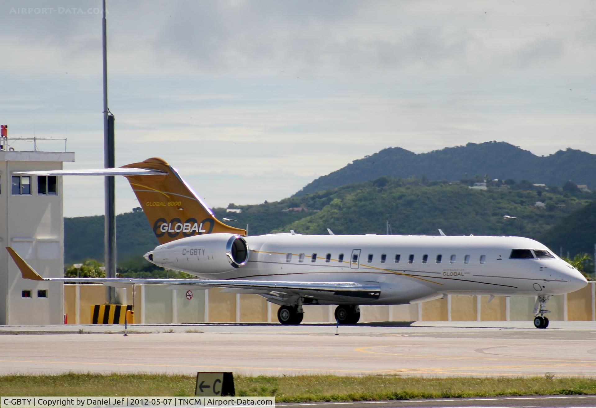 C-GBTY, 2012 Bombardier Global 6000 (BD-700-1A10) C/N 9381, C-GBTY