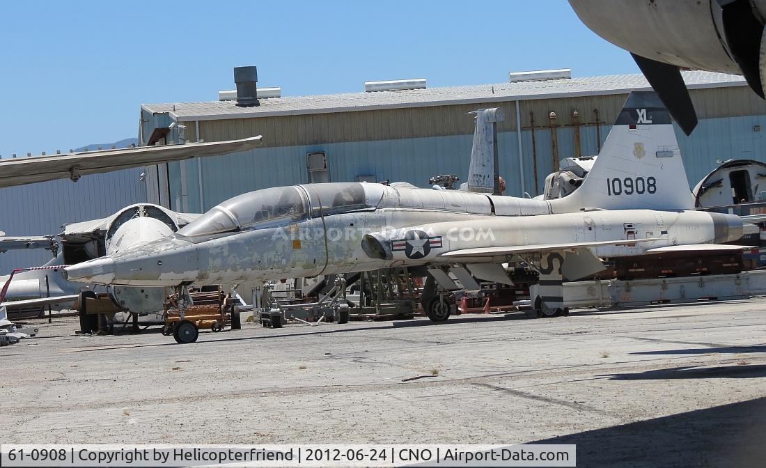 61-0908, 1961 Northrop T-38A Talon C/N N.5274, Moved to the northside parking area