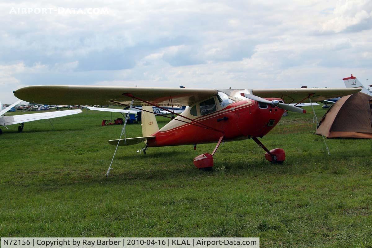 N72156, 1946 Cessna 140 C/N 9323, Seen here.