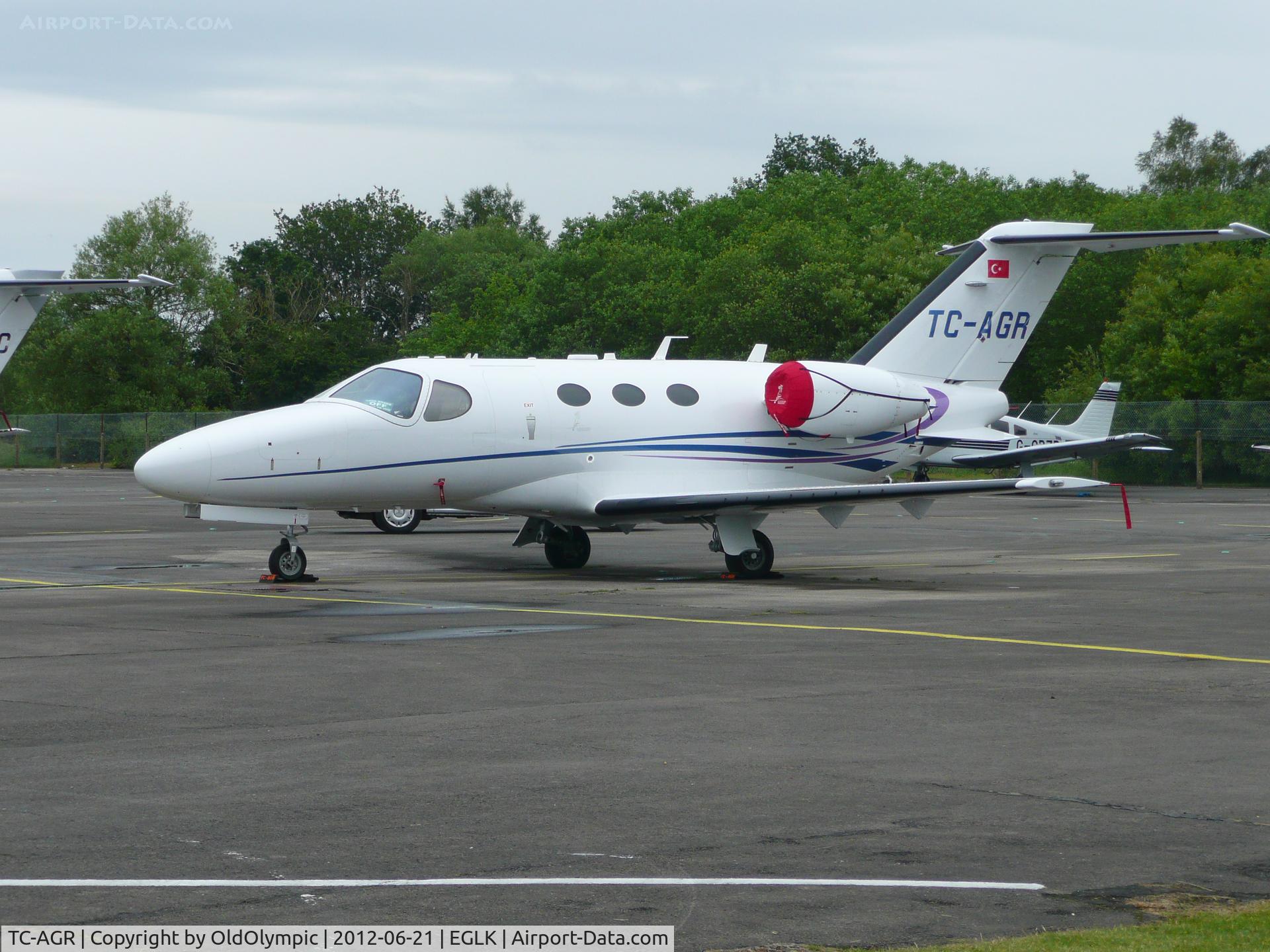 TC-AGR, 2011 Cessna 510 Citation Mustang Citation Mustang C/N 510-0356, Parked for maintenance
