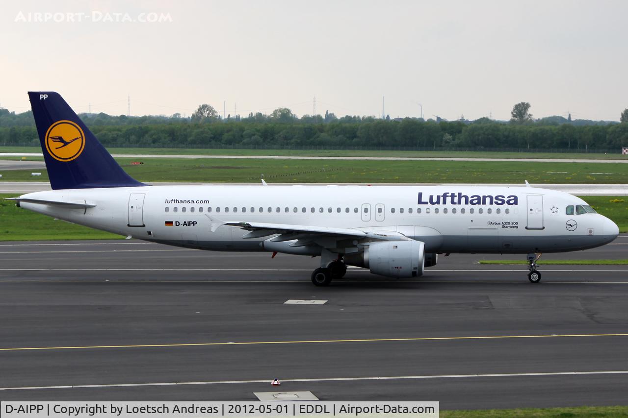 D-AIPP, 1990 Airbus A320-211 C/N 110, DLH2015 Dusseldorf to Munich, Franz Josef Strauss (MUC)