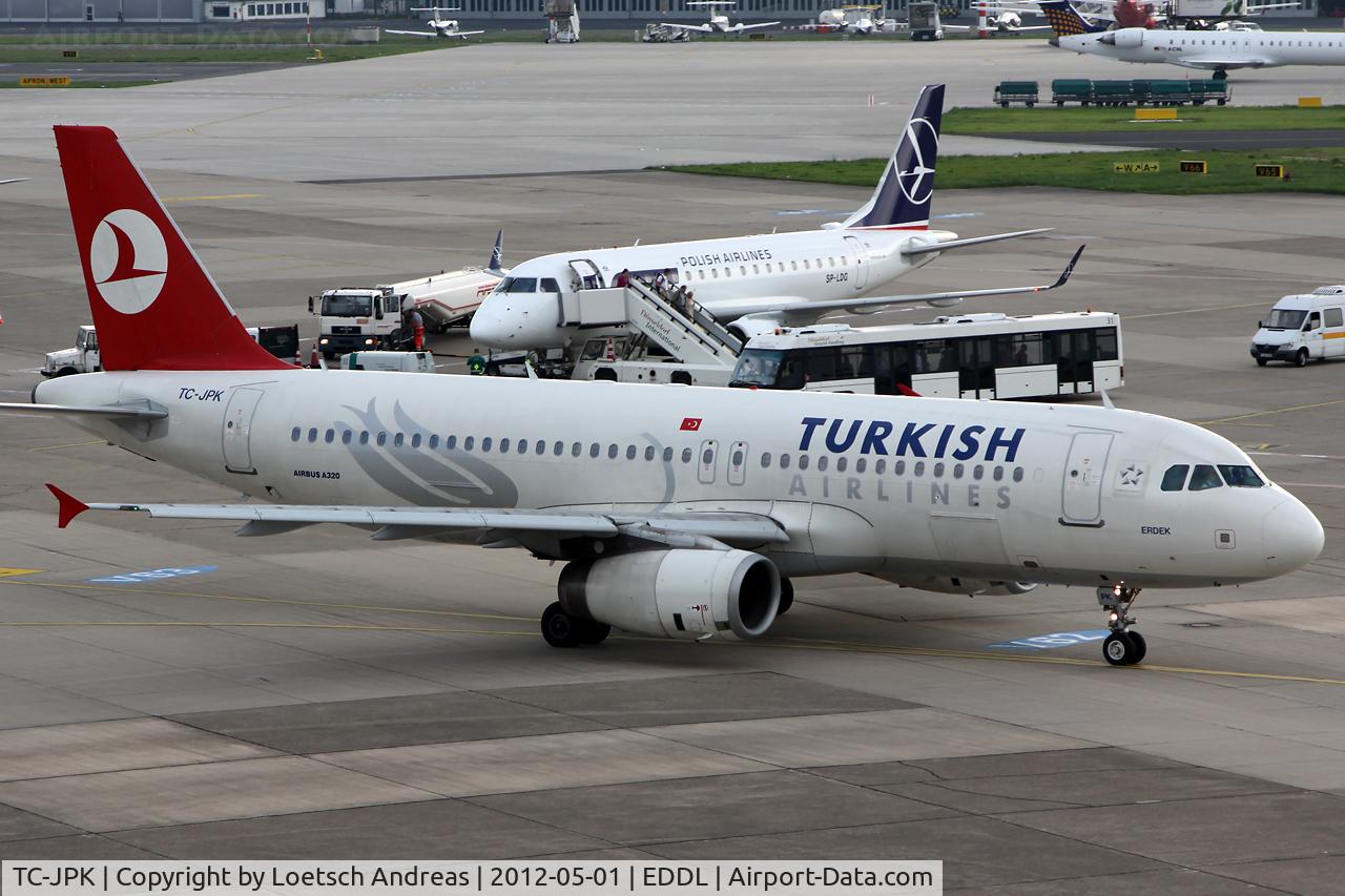 TC-JPK, 2007 Airbus A320-232 C/N 3257, THY1528 Dusseldorf to Istanbul, Ataturk (IST)