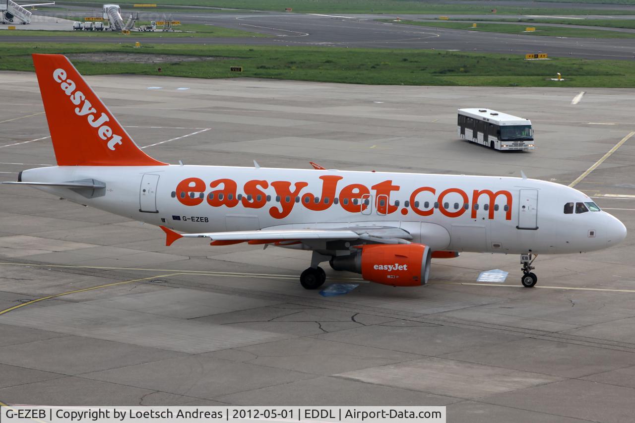 G-EZEB, 2004 Airbus A319-111 C/N 2120, EZY8598 Dusseldorf to London/Gatwick (LGW)