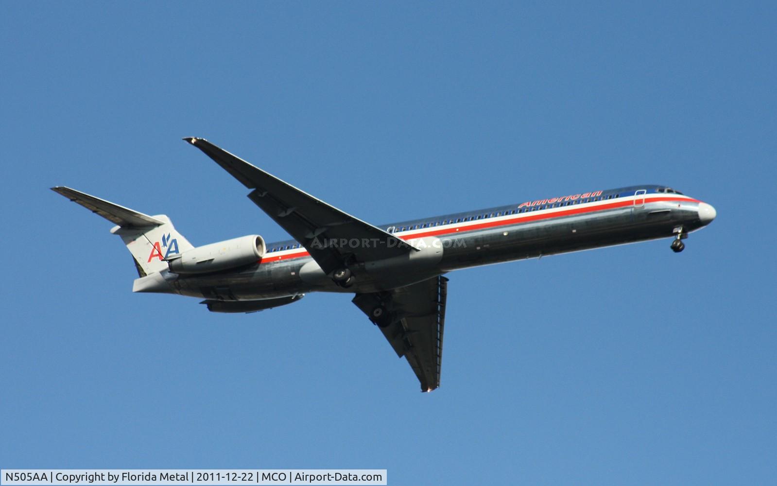 N505AA, 1989 McDonnell Douglas MD-82 (DC-9-82) C/N 49799, American MD-82