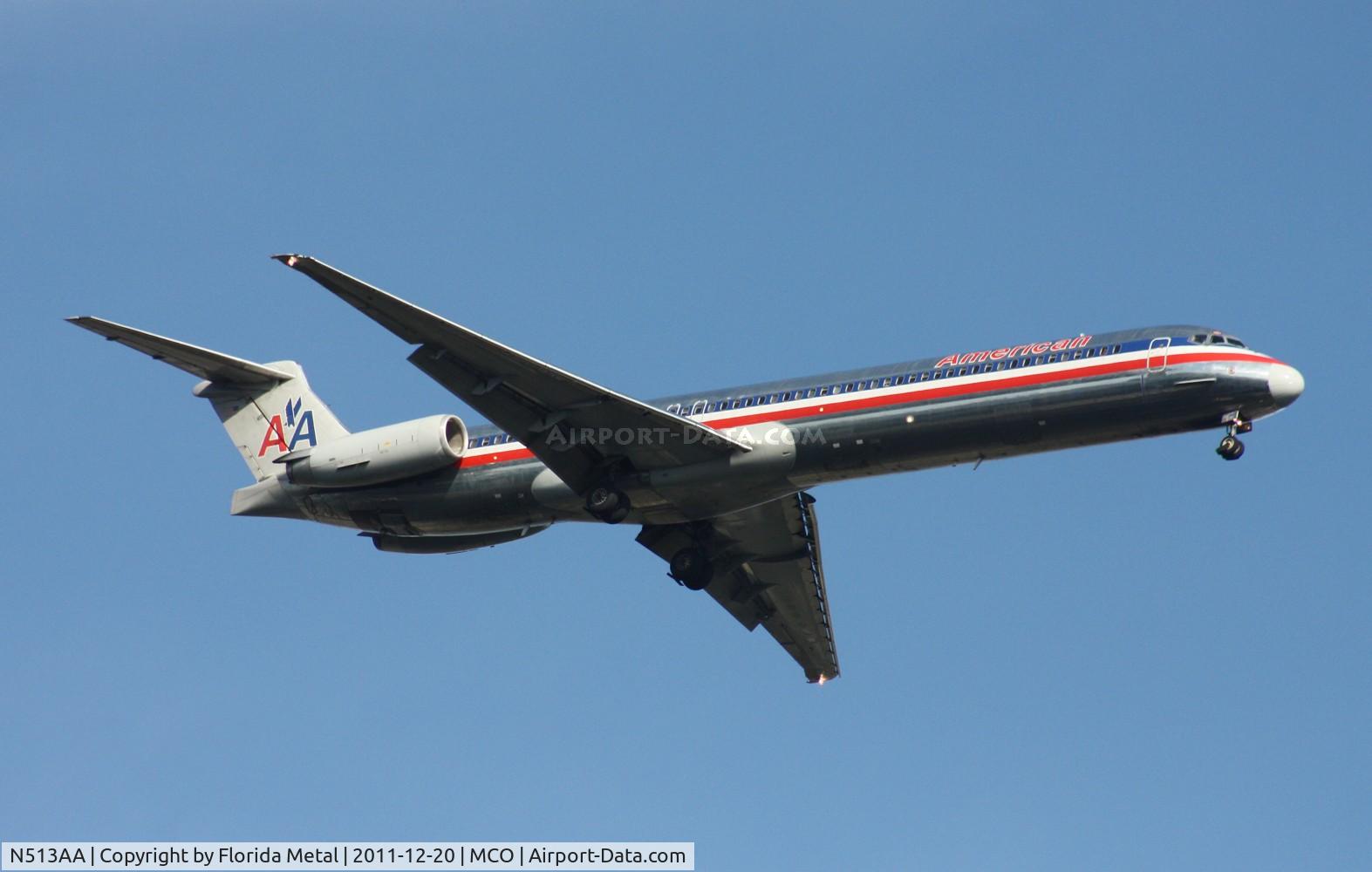 N513AA, 1990 McDonnell Douglas MD-82 (DC-9-82) C/N 49890, American MD-82