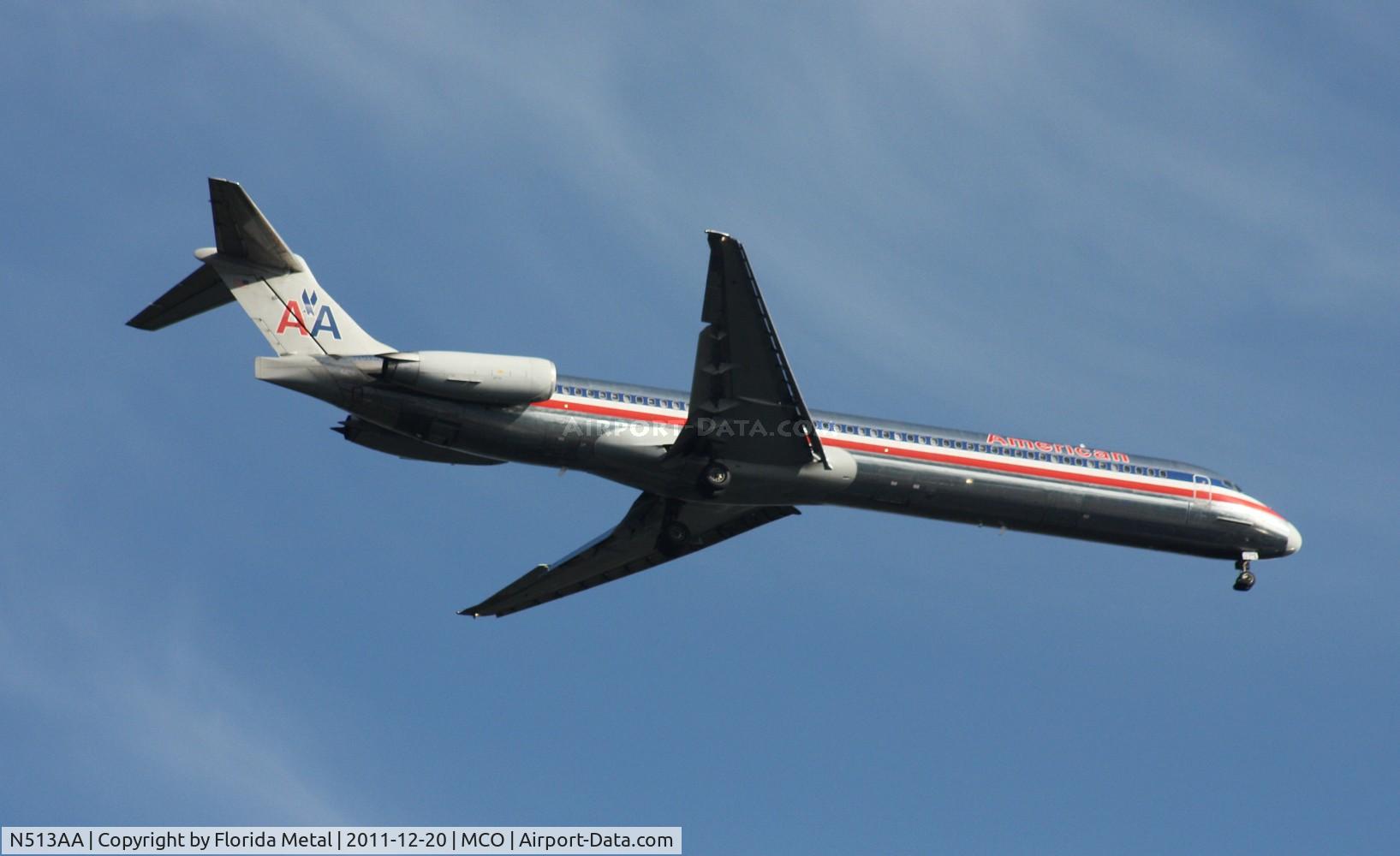 N513AA, 1990 McDonnell Douglas MD-82 (DC-9-82) C/N 49890, American MD-82