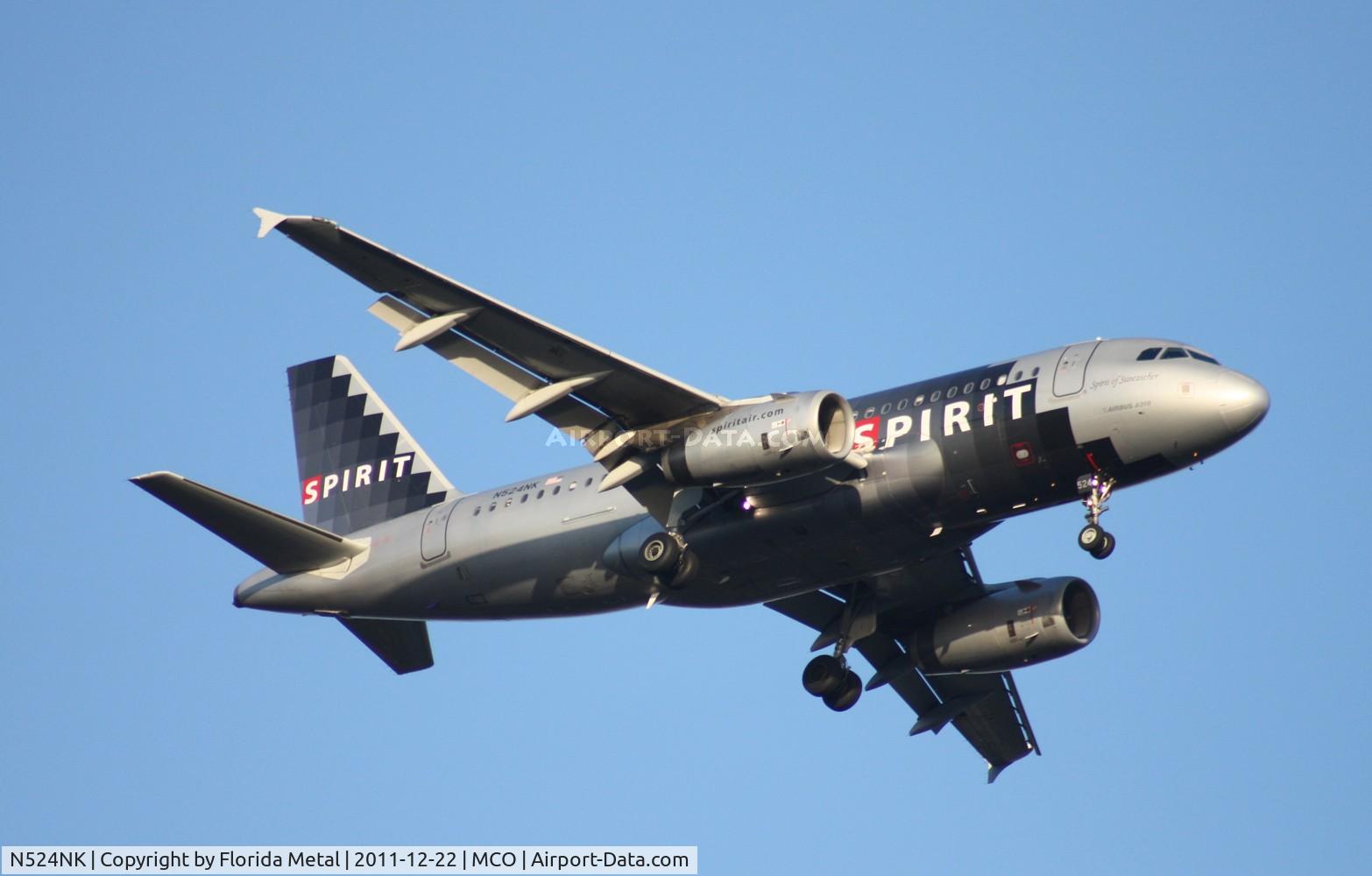 N524NK, 2006 Airbus A319-132 C/N 2929, Spirit A319