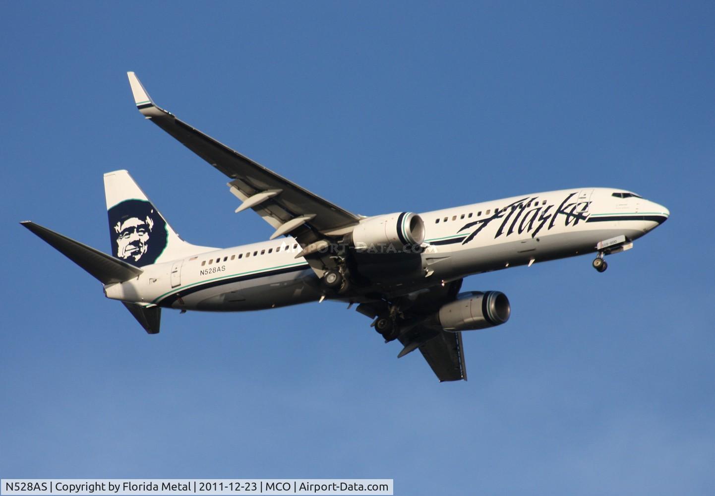 N528AS, 2009 Boeing 737-890 C/N 35695, Alaska 737-800