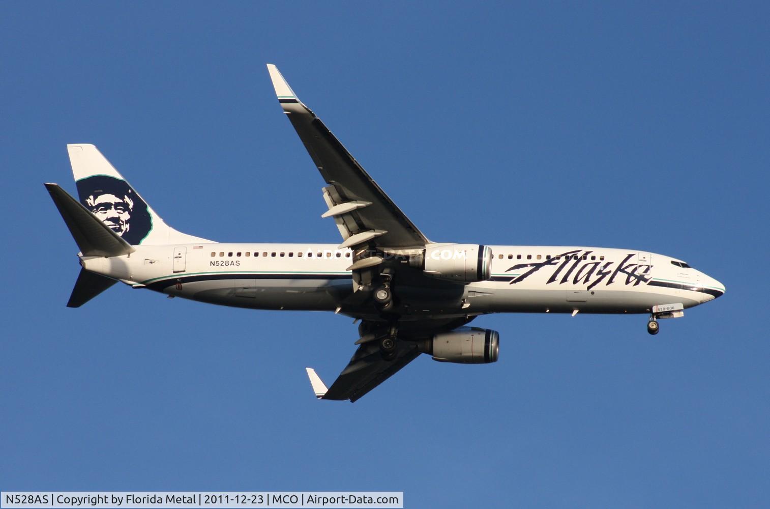 N528AS, 2009 Boeing 737-890 C/N 35695, Alaska 737-800