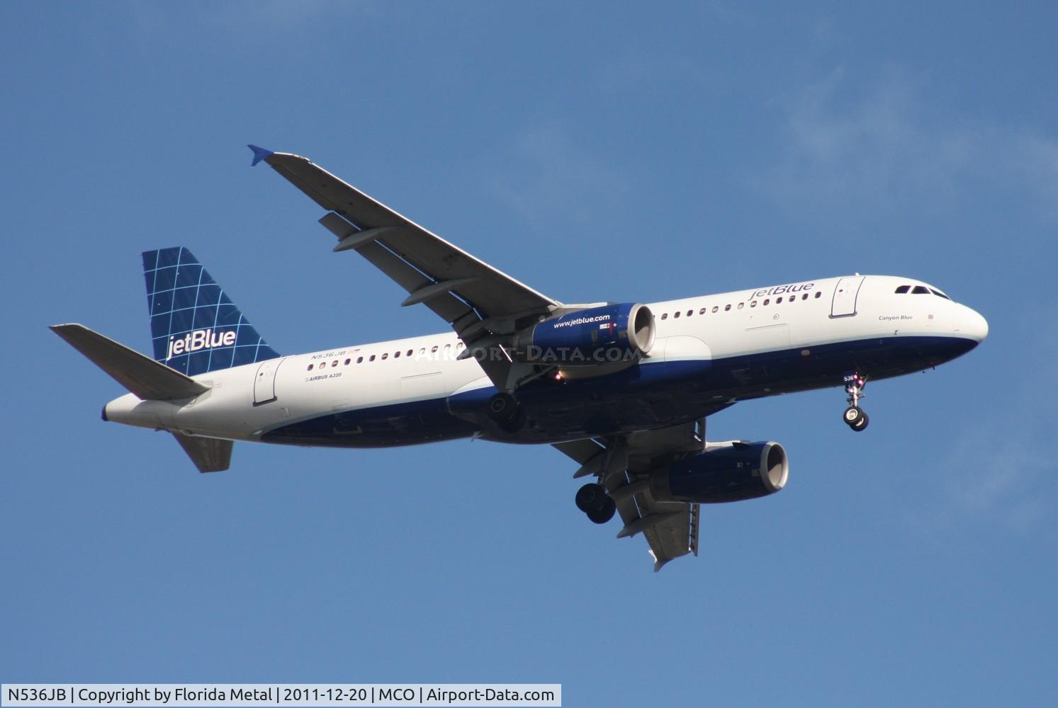 N536JB, 2002 Airbus A320-232 C/N 1784, Jet Blue A320