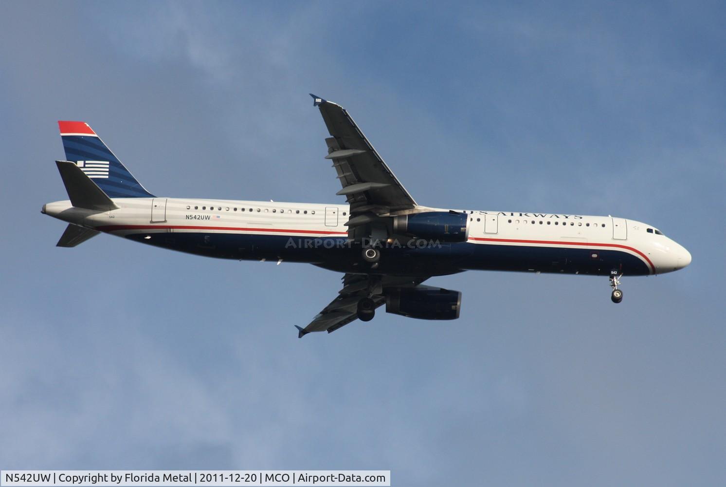 N542UW, 2009 Airbus A321-231 C/N 4134, US Airways A321