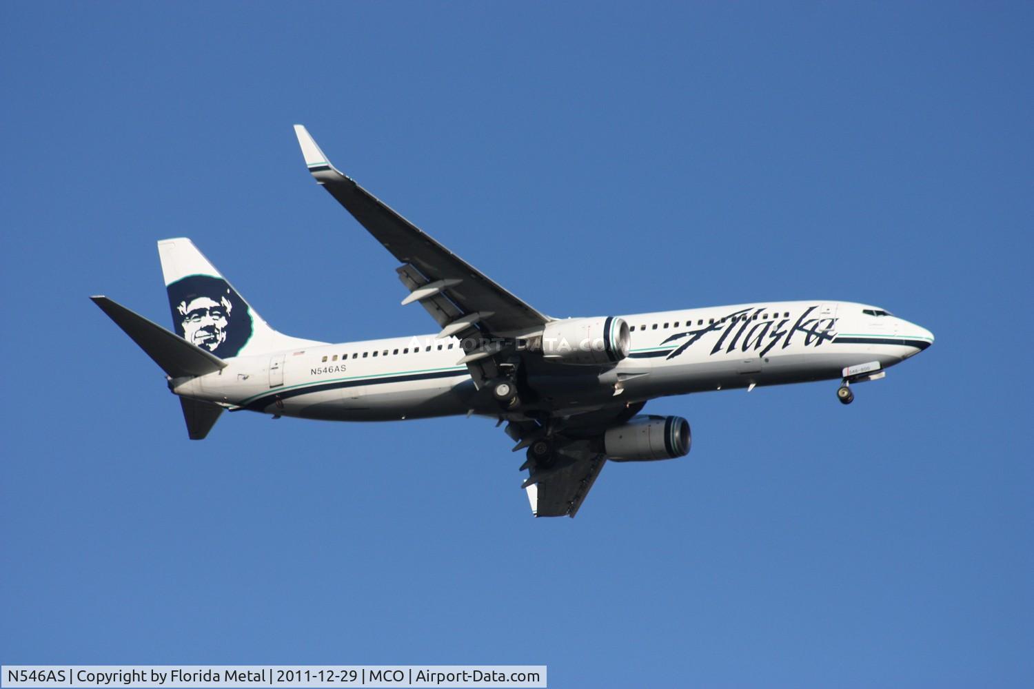 N546AS, 2005 Boeing 737-890 C/N 30022, Alaska 737-800