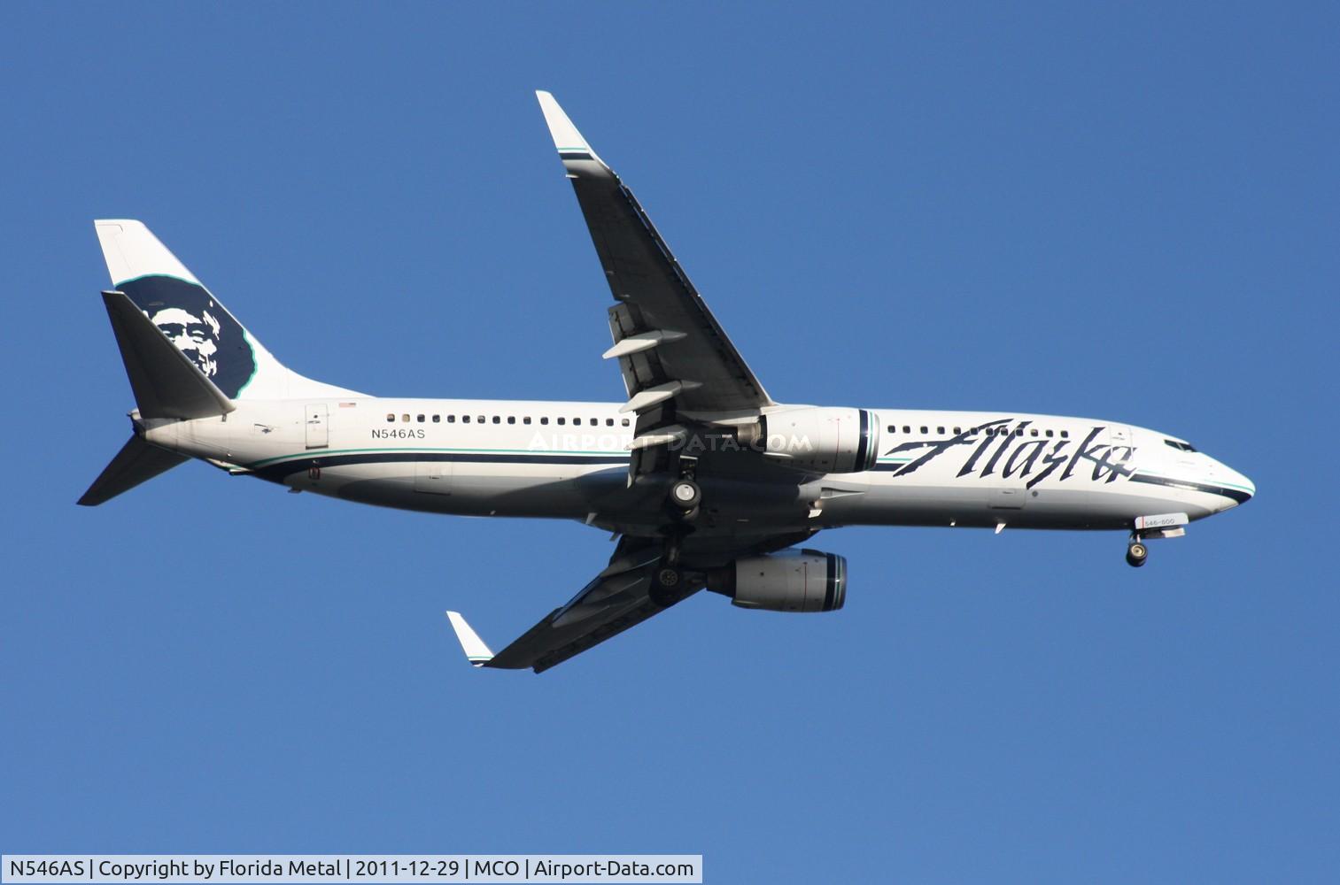 N546AS, 2005 Boeing 737-890 C/N 30022, Alaska 737-800