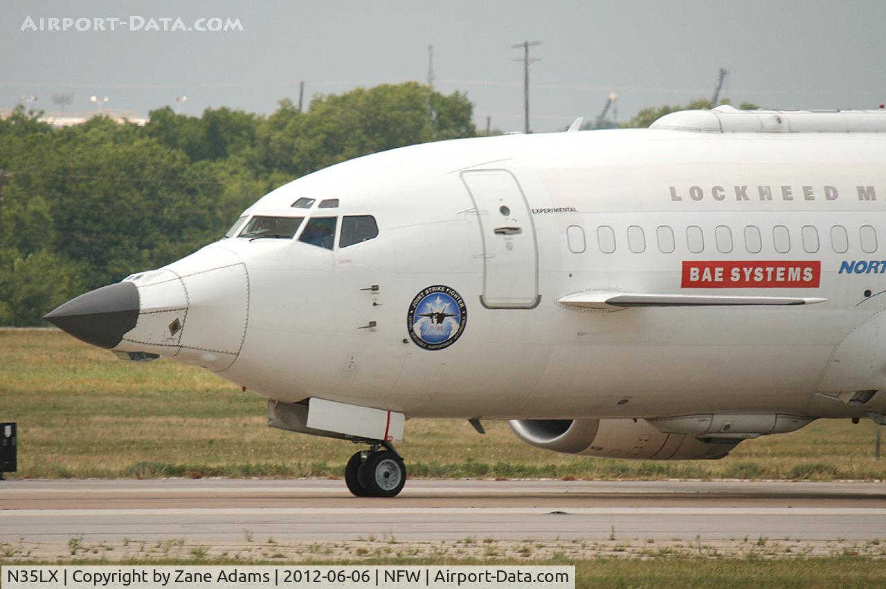 N35LX, 1986 Boeing 737-330 C/N 23528, Lockheed Martin F-35 flying test laboratory. 
