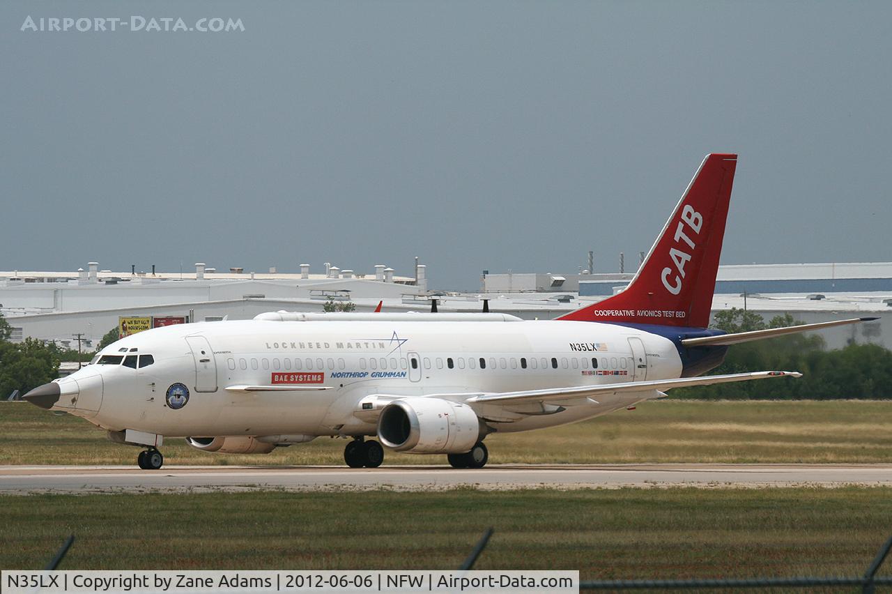 N35LX, 1986 Boeing 737-330 C/N 23528, Lockheed Martin F-35 flying test laboratory. 